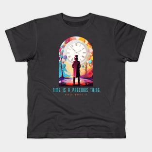 Time Is a Precious Thing Chocolate Factory Kids T-Shirt